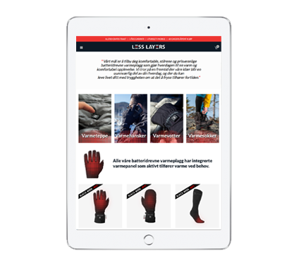 Lesslayers.no Nettbutikk for varmeplagg